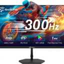 27 inch 300Hz 240Hz Gaming Monitor, FHD 1080p, 1ms, PC Monitor Gaming, Fast IPS, Adaptive sync, PC Computer Monitor, Ultra Slim, DP x2, HDMI x2, VESA Support, Bluelight Filter