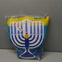 Menorah Pinata Set Hanukkah Winter Birthday Party Supplies with Eye Mask Sticks Hanukkah Themed Party Holiday Games Newborn Baby Photo Prop Decoration