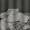 WOOLALA USB Plaid Heated Shawl Blanket, Wearable Fleece Electric Heating Blanket with Snap Closure 3 Temperature Settings for Home Office Outdoor, Machine Washable (55 * 31.5in)