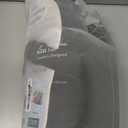 C CUSHION LAB Extra Dense Lumbar Pillow - Patented Ergonomic Multi-Region Firm Back Support for Lower Back Pain Relief - Lumbar Support Cushion with Strap for Office Chair, Car, Sofa, Plane - Black