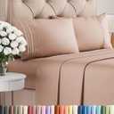 Queen Size 4 Piece Sheet Set - Comfy Breathable & Cooling Bed Sheets Set - Hotel Luxury Bedding for Women, Men, Kids, Teens, Boys & Girls - Deep Pockets, Ultra-Soft, Wrinkle Free - Oeko-Tex - Mauve