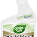 Garden Safe Brand Insecticidal Soap Insect Killer, 32 Fluid Ounces, For Organic Gardening, Kills Bugs Through Contact