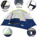 Camping Tent 2-4 Person, Waterproof Windproof Tent with Rainfly Easy Set up-Portable Dome Tents for Camping, 4 Person 9x7ft