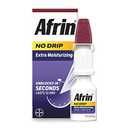 Afrin No Drip Extra Moisturizing Nasal Mist Twin Pack, Non-Drowsy, Fast-Acting Decongestant for Sinus Pressure and Dry Nasal Passages, Adults and Children 6 and Older, .5 fl oz (Pack of 2)