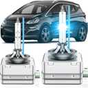 Fit for Chevrolet 2017-2021 Bolt EV 2018-2022 Chevy Traverse Blazer 2015-2020 Tahoe Suburban HD SSV PPV LS LT D3S HID Xenon Headlight Bulbs, High Low Beam Bulb, 8000K White Blue, Pack of 2