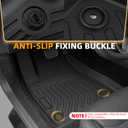 Floor Mats for Audi Q7 2017-2026, with 2nd Row Bench, NOT for Captain
ONLY 7 Seats, Q7 Floor Mats, TPE Non-Slip Waterproof Summer Winter, Front & Rear Row & Cargo & Backrest Mats