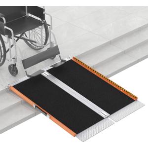 FACHNUO 3FT Portable Wheelchair Ramps, Seamless Ramps for Home Steps
