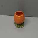 Ceramic Strawberry Vase, Cute Fresh Flowers Vases, Small Fruit Vases for Strawberry Party, Kitchen Decor(Red) (Small-3.5')