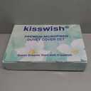 Gingham Duvet Cover Queen Size, 3 Pieces Soft Breathable Microfiber Plaid Comforter Cover with Zipper Closure & 2 Pillow Shams, Ruffle Farmhouse Vintage Decor, Sage Green