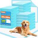 VISRIE 100 Pack 30"x36" Extra Large Dog Pee Pads - Super Absorbent & Leak-Proof Disposable Puppy Training Pads, Quick-Dry 5-Layer XL Potty Piddle Pads for Housebreaking & Crates