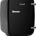 Mini Fridge Portable Thermoelectric 4 Liter Cooler and Warmer for Skincare, Eco Friendly Beauty Fridge For Foods,Medications, Cosmetics, Breast Milk, Medications Home and Travel (Black)