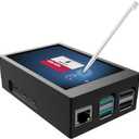 for Raspberry Pi 5 Touch Screen with Case, 3.5 inch Touchscreen with Fan, 320x480 Monitor TFT LCD Display