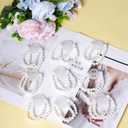 baotongle 24pcs Corsage Wristlet Bracelet Wrist Corsage Prom Elastic Pearl Bands Wedding Corsages Pearl Bracelet Wedding Wristlets DIY for Bridesmaid Bridal Shower Party(24)
