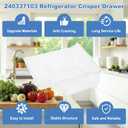 2 Pack 240337103 Refrigerator Crisper Drawer Replace 240337102 240337105