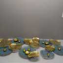 Brogana Large Modern Metal Wall Sculptures, Boho Lotus Leaf Metal Wall Decoration, 3D Stacked Flower Wall Art Décor, for Study Living Room Bedroom