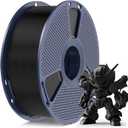 SUNLU High Speed PLA Meta Filament, 1KG PLA 3D Printer Filament 1.75mm, Tougher Neatly Wound 3D Filament, Dimensional Accuracy +/- 0.02 mm, Fits for Most FDM 3D Printers, 1KG Spool(2.2lbs), Black