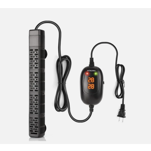 HiTauing Aquarium Heater, 50W/100W/200W/300W/500W Submersible Fish Tank Heater with Over-Temperature Protection and Automatic Power-Off When Leaving Water for Saltwater and Freshwater
