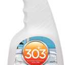 303 Products Marine Speed Detailer - Instantly Shines And Protects - UV Protection - Protects Against Fading - Removes Dust, Dirt, And Smudges, 32 fl. oz. (30205)Packaging May Vary, White