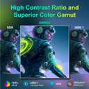 SANSUI Curved Monitor 27 inch 120Hz USB Type-C Computer Monitor with Speakers Built inFHD 1080pHDR110% sRGB1500RVESA Compatible,for Tablet,Desktop,Laptop and PC Work Gaming