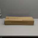 BAYKA Grey Floating Shelves for Wall, 22.5 inches Wall Mounted Rustic Wood Shelves for Bathroom, Bedroom, Living Room, Floating Shelves for Books/Storage/Decor (Set of 3) (E. Grey - Industrial Edge Style)