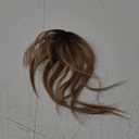 HAIRCUBE Bangs Hair Clip in Bangs 100% Real Human Hair Bangs Clip in Hair Extensions Fake Bangs Air Bangs Hairpieces for woman with Temples 3 Secure Clips in Full Fringe (Ombre Ash Blonde)