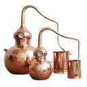 5 litres Pure Copper Alembic Still for Whiskey, Moonshine, Essential Oils by Copperholic