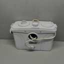 900W Macerator Pump, Macerating Toilet System with 2 Outlets/5 Inlets, Sewage Pump for Basement, Sink, Toilet, Laundry, Kitchen