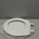 Bemis 70 Durable Plastic Toilet Seat, Round, White