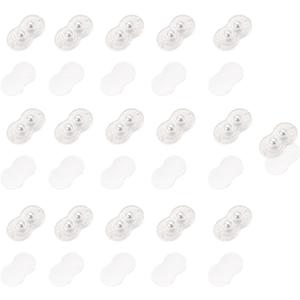 Clear Adhesive Casters Set Space Saving Adhesive Wheel Set Smooth Rolling Practical Adhesive Caster For Home & Offices
