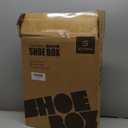 SEE SPRING X-Large Shoe Storage Box Fit Size 11, Clear Plastic Stackable Shoe Organizer for Closet, Space Saving Foldable Shoe Rack Sneaker Container Bin Holder, 12 Pack Clear