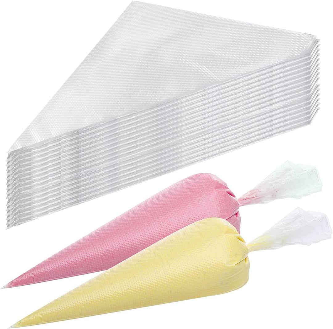 500 Pcs Icing Piping Bags Disposable 10 inch Thick Pastry Frosting Cream Bag for Baking Cookies Cupcake Decorating Supplies