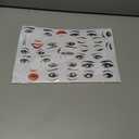 Make a Face Stickers, 15Pcs Face Stickers for Crafts, Funny Facial Features Set with Lips, Eyes, Eyebrows, Nose & Glasses, DIY Decals for Flower Pots, Party Supplies, Holiday & Halloween Decorations