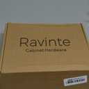 Ravinte 35 Pack Solid 5 Inch Kitchen Square Cabinet Handles Matte Black Pulls Drawer Pulls Kitchen Cabinet Hardware Flat Black Handles