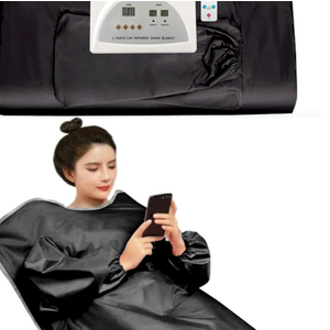 Gorapture Infrared Sauna Blanket Fast Sweating Body Shape Fitness Far Infrared Sauna Blanket for Body Relaxation at Home Use Sauna Blanket with Sleeves Gorapture Infrared Sauna Blanket Fast Sweating Body Shape Fitness Far Infrared Sauna Blanket for Body Relaxation at Home Use Sauna Blanket with Sleeves