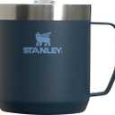 Stanley Stay-Hot Camp Mug 12 oz & 24 oz | Press Fit Drink Through Lid | Cup for Coffee, Tea and Drinks | Insulated Stainless Steel Coffee Mug | BPA-Free (Navy)