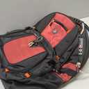 SHRRADOO Extra Large 50L Travel Laptop Backpack with USB Charging Port, College High School Backpack Airline Approved Business Work Bag Fit 17 Inch Laptops for Men Women red