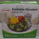 Vegetable Steamer Basket, Premium Stainless Steel Veggie Steamer Basket for cooking - Folding Expandable Steamers to Fits Various Size Pot (Large(6" to 10.5")