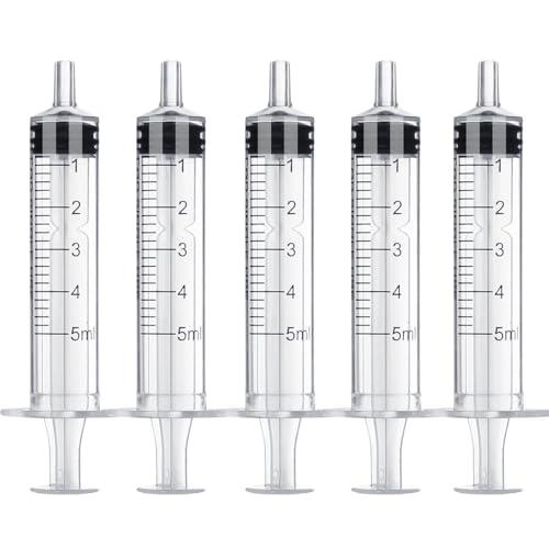 5ml Oral Syringe, 5cc Syringe without Needle, Ink Syringes, (30pcs) 5 Ml Syringes for Colostrum, Glue Spraying, and Perfume Yepackaging
