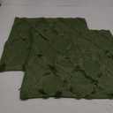 decorUhome Christmas Throw Pillow Covers 20x20 Inch Set of 2, Soft Plush Faux Fur Wool Forest Elf Couch Pillow Covers, Decorative Neutral Pillow Cases for Bed Sofa Living Room Home Decor