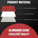 100 Pcs 6 inch Sanding Discs 180 Grit 6 Hole Hook and Loop Round Sandpaper for Random Orbital Sander