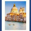 wyooxoo 20x24 Picture Frame Dark Blue Solid Wood Photo Frames Display Pictures 16x20 with Mat or 20x24 Without Mat Colorful Frame For Horizontal Vertical Wall Mounting