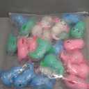 12 Sets Axolotl Valentines Day Gifts Bulk Large Axolotl Stress Relief Toys with Heart Cards Opp Bags Valentine Party Favors for Exchange Gift Rewards