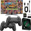 Retro Games Console, Video Game Console with 128G Card, Revisit 20000+ Classic Games, Plug and Play Retro Game Stick for TV, Gifts for Kids Adult (GC007)