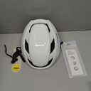 Lumos Ultra Helmet (Jet White,Non-MIPS,Size M-L) & Firefly Bike Light & Charging Cradle