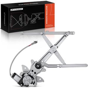 A-Premium Power Window Regulator with 2-Pin Plug Motor Front Passenger Side Compatible with Toyota Tacoma 1995-2004, Front Right Passenger Side
