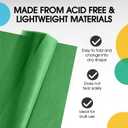 Party Solids Emerald Green Tissue Paper for Gift Bags - 20" X 30" Bulk Tissue Paper Green 480 Sheets - 10lb Newsprint for Packing, Birthday Gift Box Filler, Packing Supplies for Moving Supplies