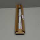 Curtain Rods for windows 32-48 inch, 5/8 inch Decorative White Splicing Heavy Duty Metal Curtain Rod set with Brackets