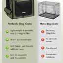 Dog Car Carrier Light Weight 19.7×16.9×14.8in, Foldable Dog Carrier, Green