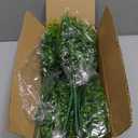 TURNMEON 20 Bundles Artificial Greenery Plants Outdoor Summer Decor, UV Resistant Fake Plants Boxwood Shrubs Grass,Faux Eucalyptus Flowers for Farmhouse Gardens Home Patio Indoor Cemetery Decor(Green)