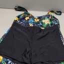 Plus Size Swimsuit for Women Tankini Swimdress Tummy Control Swimwear Two Piece Bathing Suit with Shorts 16W